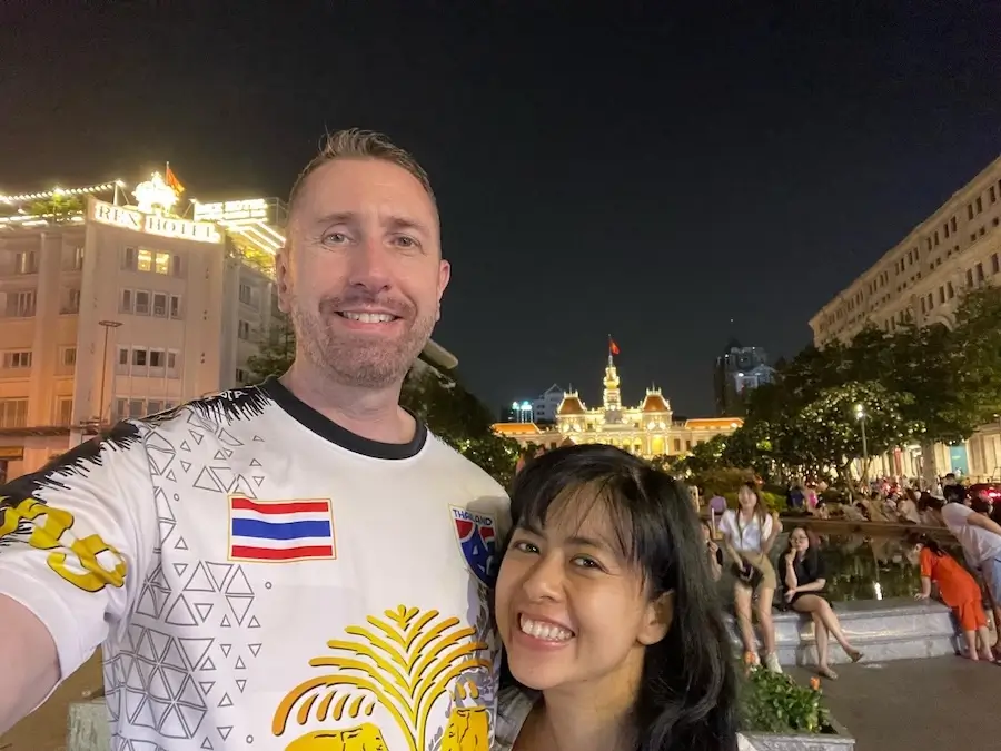 jason and daravy in Saigon