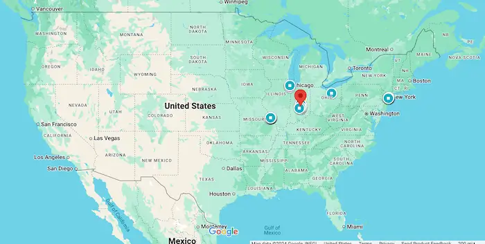 indianapolis map